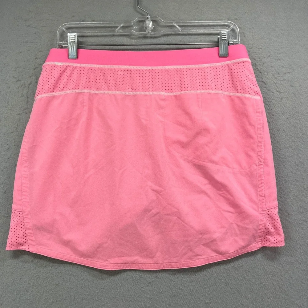 RLX Ralph Lauren Skort Womens Medium Pink Stretch Athletic Golf Tennis Skirt